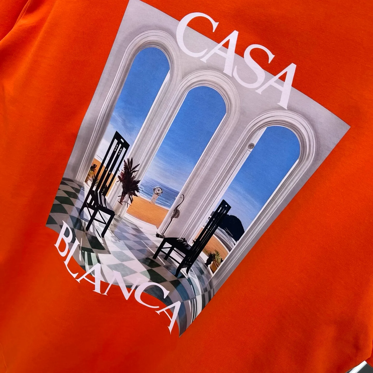 New Arrival Casablanca Classic Series T ～ ， ， 。 ， Classic ， In Stock ！ ：White Black Blue Royal Blue Orange（5 ） Size：S M L XL XXL